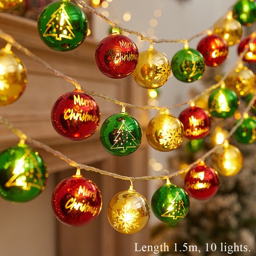 Stringa Natalizia A Led Da 1 5 M 10 Luci A Corda Decorazione Atmosferica ☆ - Picture 19 of 21