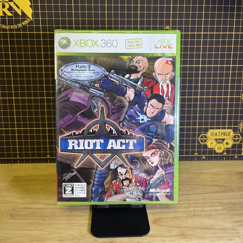 Riot ACT Crackdown Microsoft Xbox 360 JP Asia English Brand New Factory Sealed