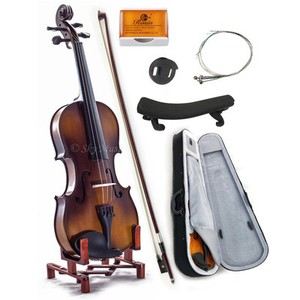 NEW-Solid-Maple-Spruce-Fiddle-Violin-4-4-Full-Size-w-Case-Bow-Rosin-String-VN201