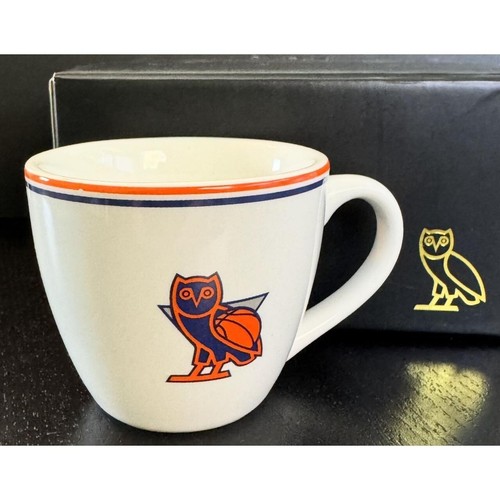 OVO X New York Knicks Kaffee Espresso Tasse & Untertasse Set Keramik NBA Basketball - Bild 2 von 5