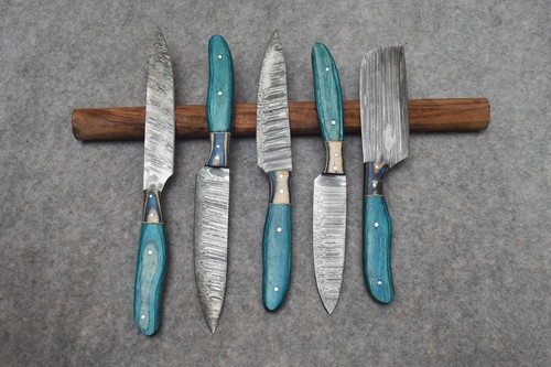 chef knife set with bag chef knife set Damascus chef knife set knives kit #B-265 - Picture 3 of 11