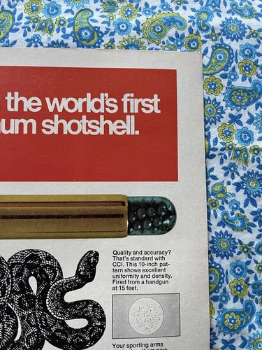 Vintage 1973 Omark Industries Print Ad  CCI .22 Shotshell Ad Only - Picture 3 of 7