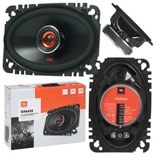 2x JBL GX6428 4"x6" INCH 120W 2-Way GX Series Coaxial Audio Powerful Speakers