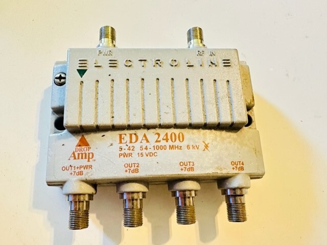 EDA 2400 House Cable System & Internet Splitter & Amplifier EDA 2400 House Cable System & Internet Splitter & Amplifier