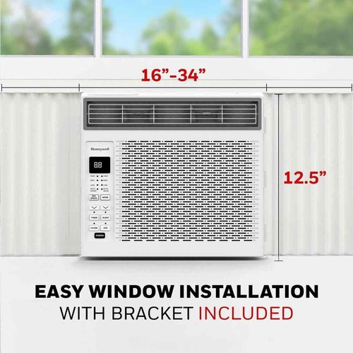 6,000 BTU Window AC, Remote, LED, 4 Modes, 115V, Cools 250 Sq. Ft. - Picture 7 of 7