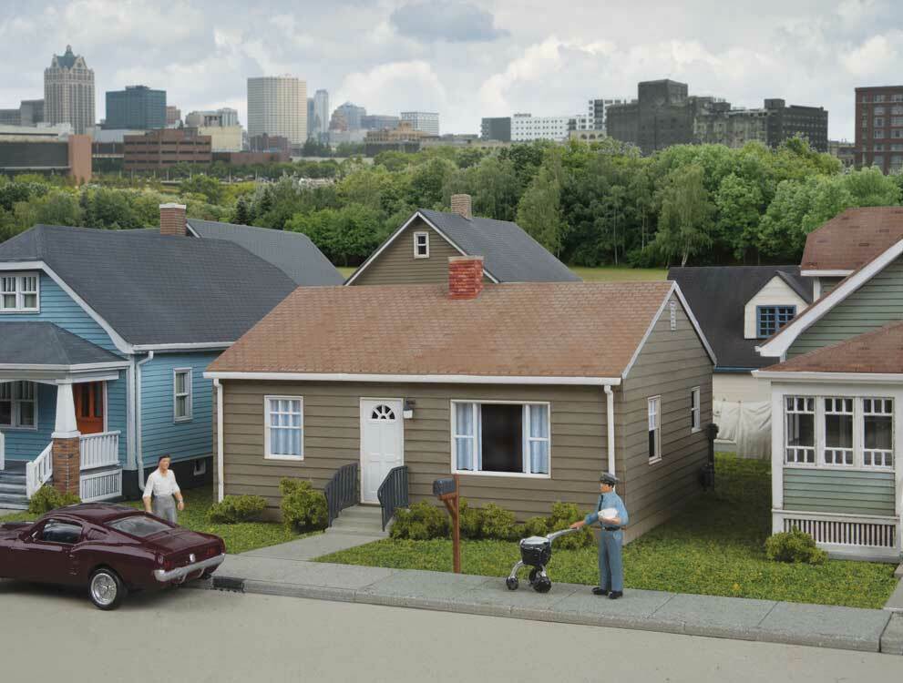 H0 Gauge - Single Family House Kit - 4152 New