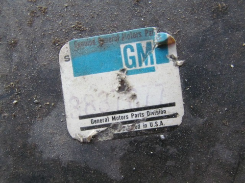 1964 Chevy Impala left front fender extension NOS GM - Bild 3 von 3