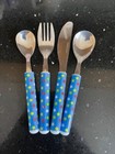 Children's Blue Stars Cutlery Set Stainless Steel