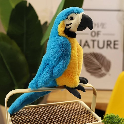 25CM Parrot Plush Toys Soft Wild Stuffed Bird Doll Children Kids Gift Home Decor - Bild 11 von 28