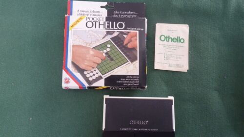 Vintage Pocket Othello 1986 Peter Pan Travel Game - Complete & Excellent