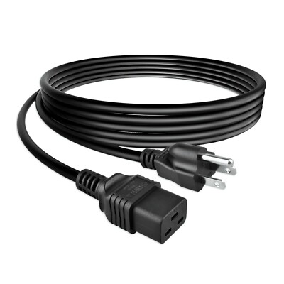 6Ft AC Power Cord for Mac g5 NEMA 5-15 to C19 14AWG Server power