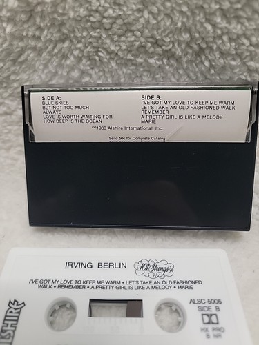 101 STRINGS IRVING BERLIN-1980-CASSETTE- *Fast Shipping* - Picture 4 of 4