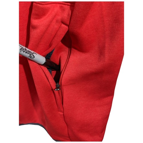 Maryland Terps Mens Sweatshirt Large Red Athletic Track Jacket Terrapins Sports - Picture 4 of 9
