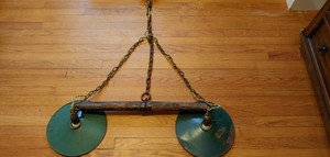 vintage pool table lights used