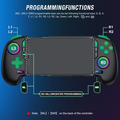 Controlador Joystick Sala de Juegos Móvil Teléfono Inalámbrico para iPhone/Android/iOS - Imagen 10 de 13