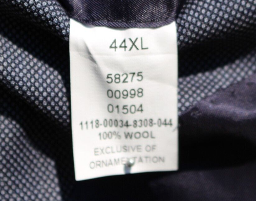 Jos A Bank Men's Medium Gray "Signture Gold" Wool Suit 44XL 40X35 FLAW ON PANTS - Picture 10 of 20