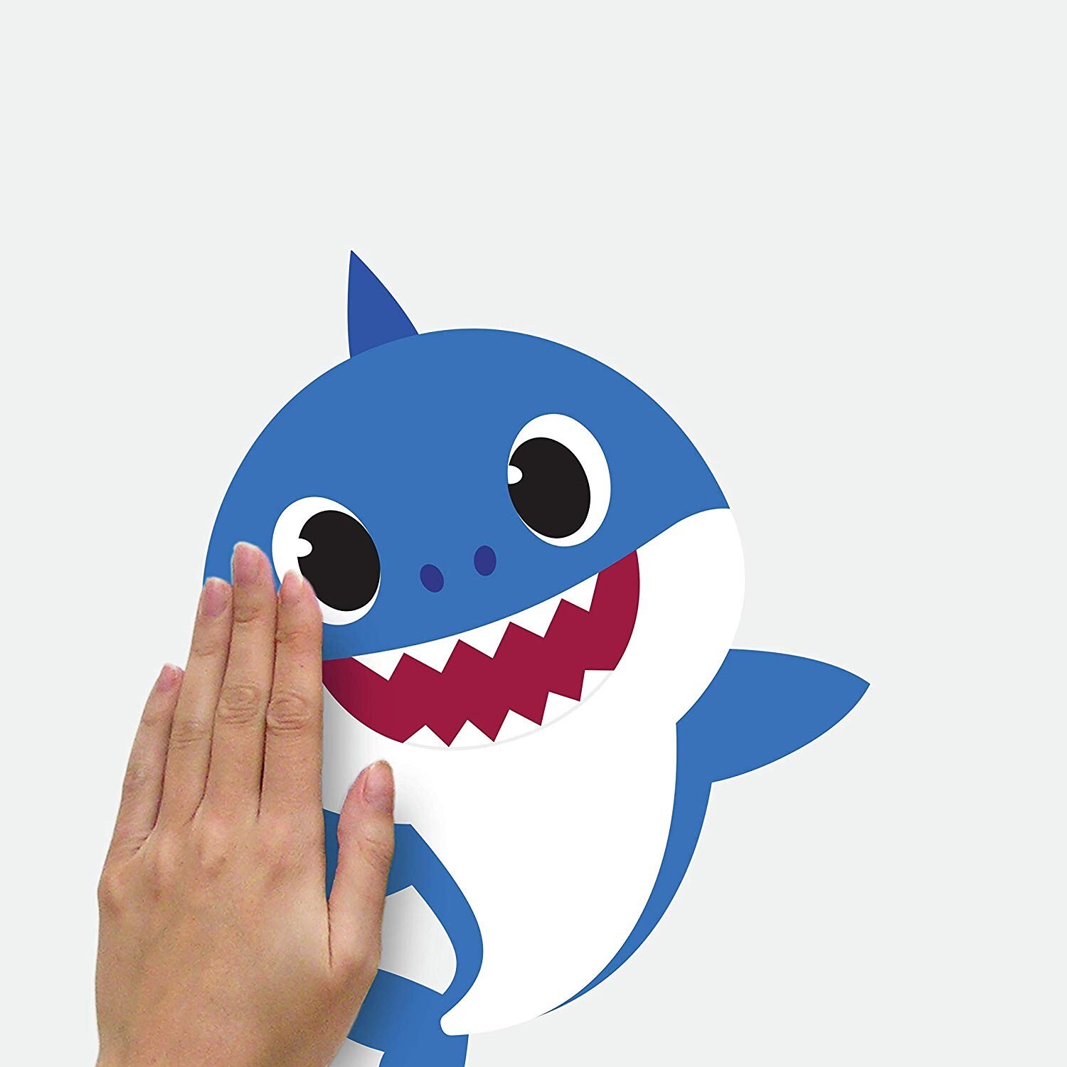 Baby Shark Family Wall Decals - Baby Shark Wall Decals with 3D Augmented Reality Interaction - Baby Shark Room Decor