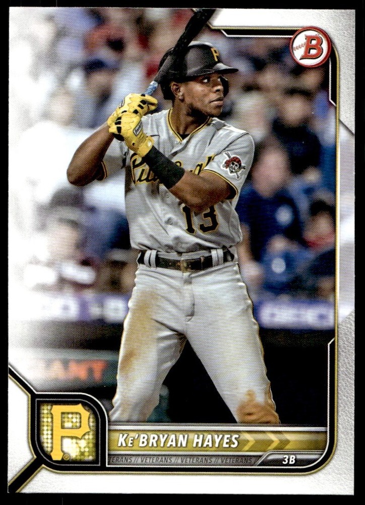 2022 Bowman Ke'Bryan Hayes G915 Pittsburgh Pirates #13