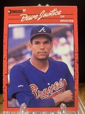 1990 Donruss #704 Dave Justice RC Atlanta Braves