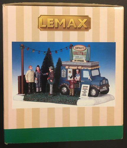 Lemax Village Kringle's Christmas Tree Lot PLUS Coupe With Dad And Kids BUNDLE - Picture 9 of 12