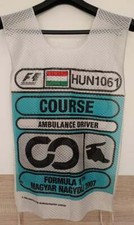 F1, FORMULA 1 Hungarian GP Official Ambulance Driver Tabard 2007