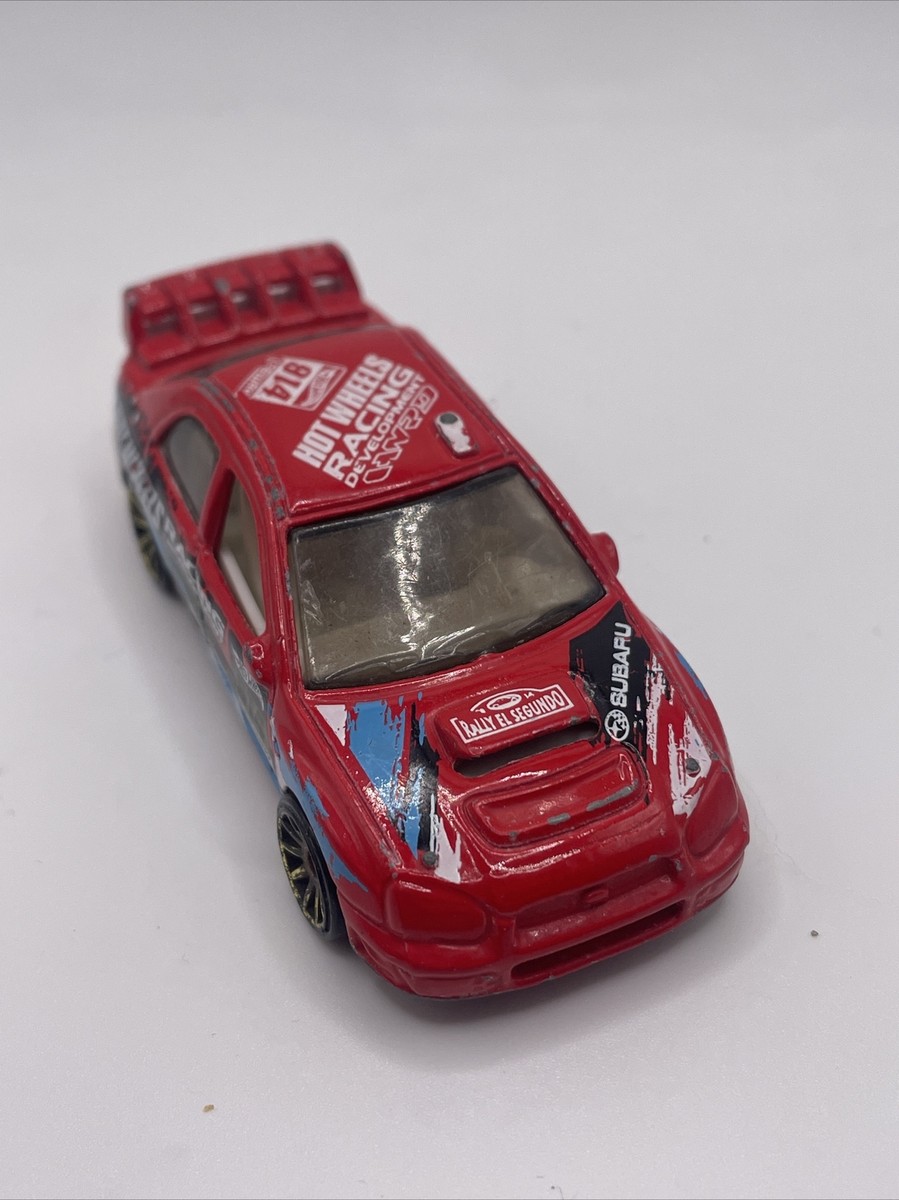 Hot Wheels SUBARU IMPREZA WRX RED 108/250 Off Road Rally Car
