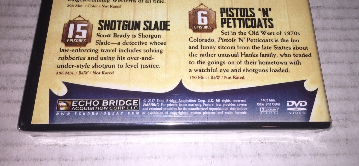 TV WESTERNS DvD Set Shotgun Slade, Lone Ranger, Cisco Kid