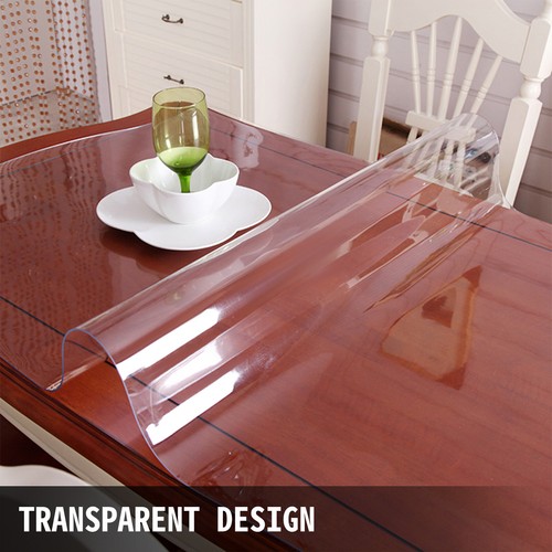 VEVOR Mantel Transparente de PVC 117X183cm Mantel de Plástico para Mesa Cocina - Imagen 3 de 12