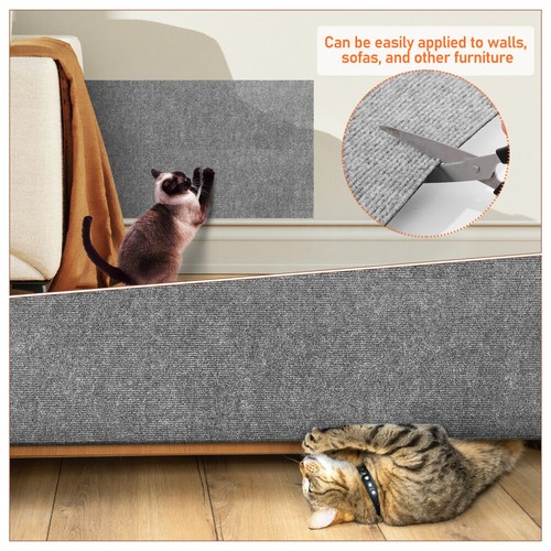 2 pièces tapis d'escalade chat auto-adhésif grattoir ventes exceptionnelles support mural