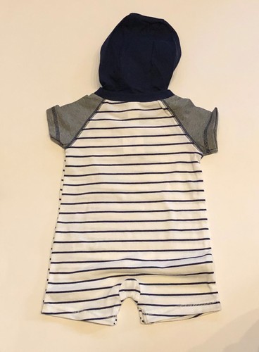 Carter's infant baby cloths boy snap one pice short sleeve cotton size 3 6 9 - Picture 8 of 23