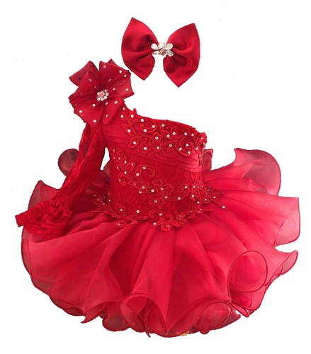 Jenniferwu Baby Girl Dress Lace Pageant Party Wedding Tull Dress 12-18M - Picture 2 of 5
