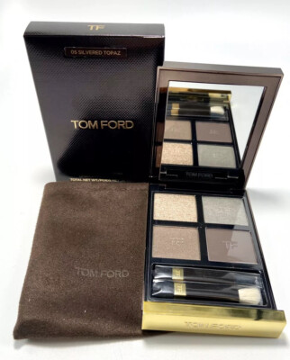 Tom Ford Eye Color Quad 05 SILVERED TOPAZ ~ 100% Authentic, New in Box