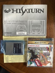 Hitachi Hi Saturn MMP-1 Console Virtua Fighter Remix Japan RARE TESTED IN STOCK