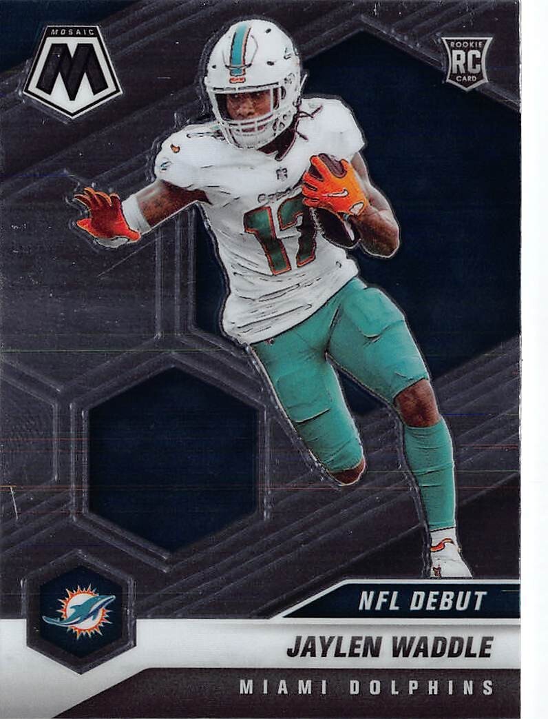 2021 Panini Mosaic #248 Jaylen Waddle DEB	p2s-29467