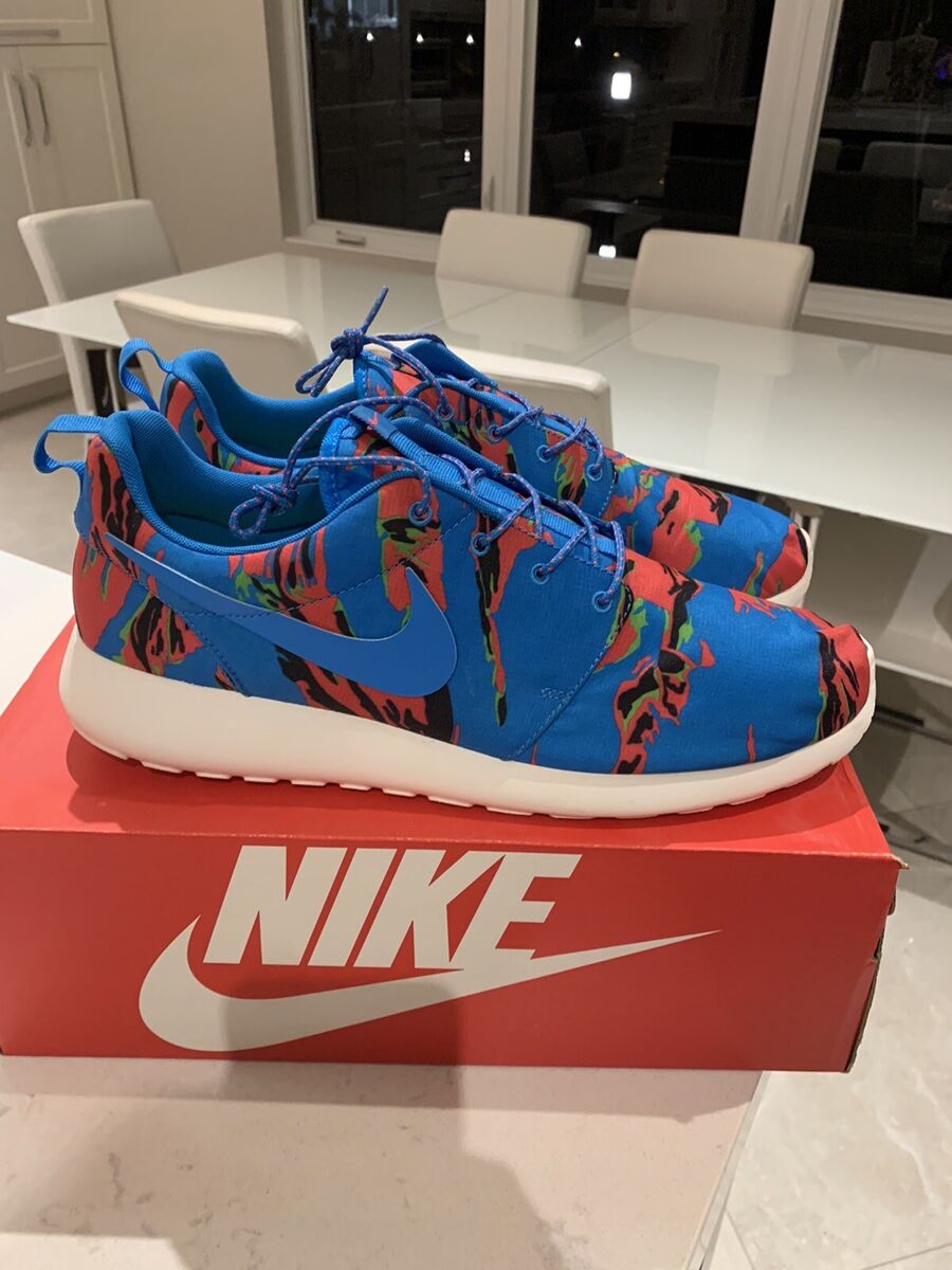 rare NIKE ROSHE RUN GPX Hawaiian Tiger Camo Colorway 555445 rare NIKE ROSHE RUN GPX Hawaiian Tiger Camo Colorway 555445