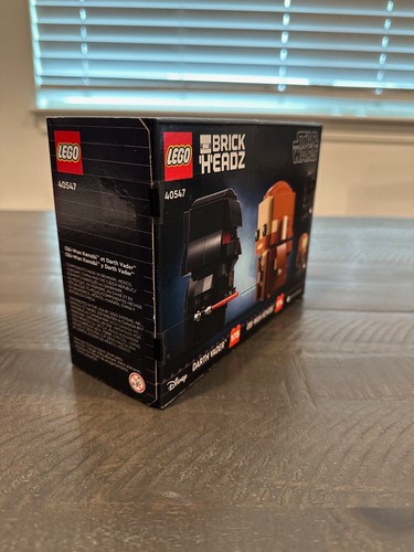 New Sealed LEGO set #40547 Obi-Wan Kenobi & Darth Vader Brickheadz - Picture 3 of 6