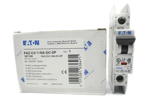 EATON FAZ-C3/1-NA-DC-SP 125VDC 3A NSMP
