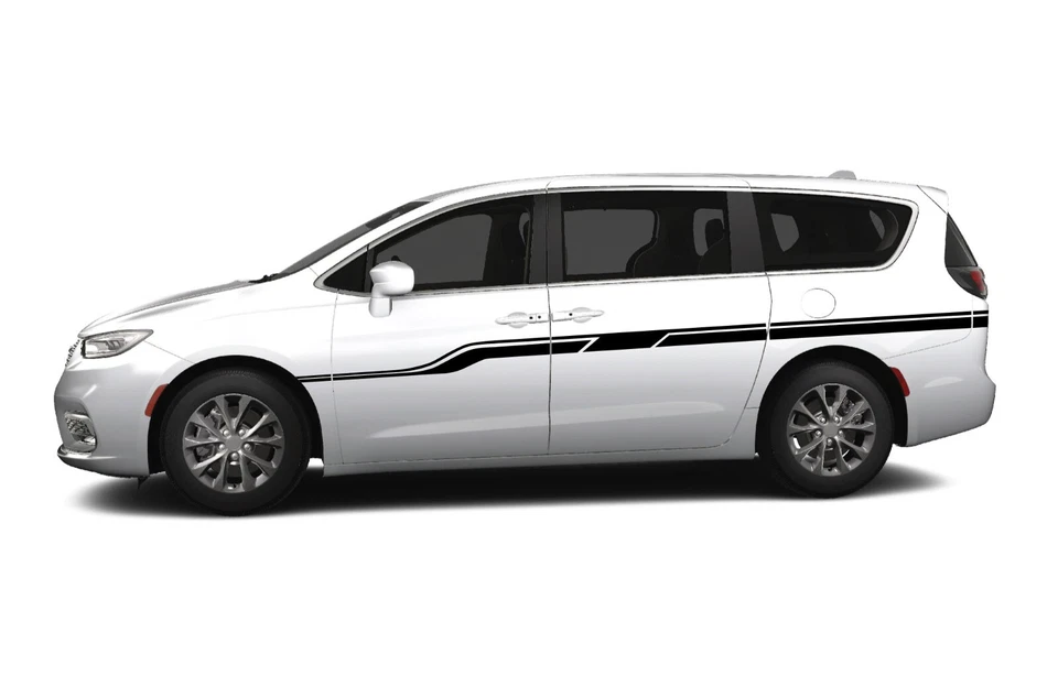 Center Sport Stripe Decal sticker  kit compatible with Chrysler Pacifica graphic - Image 2 of 4