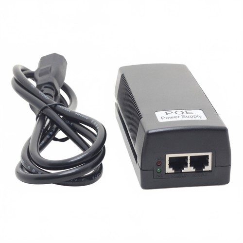 90watt PoE++ 802.3BT 4-Pair Gigabit PoE Injector Adapter 56V 1.6A 90W 100/1000M - Foto 6 di 6