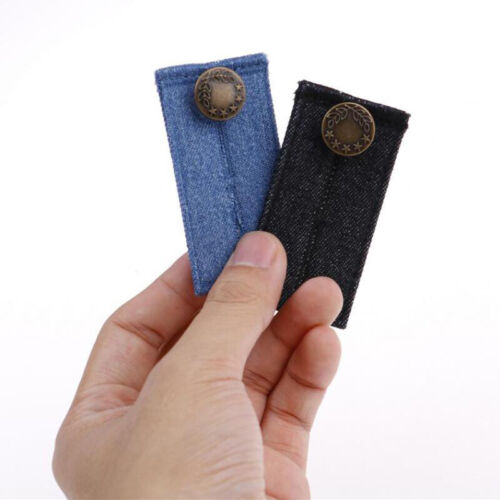 4Pcs Adjustable Jeans Button Waist Extender DIY for Trousers Pants Skirts Buckle - Picture 7 of 12