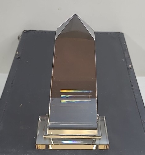 Vintage massiver 7 Zoll hoher Obelisk mit WUNDERSCHÖNEN Spektren - LÖÖK!!!!! - Bild 2 von 23