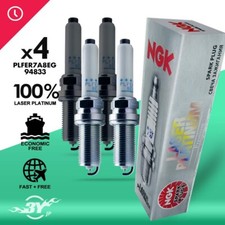 4PC Spark Plug Laser Platinum PLFER7A8EG 94833 Fits Audi Volkswagen Porsche NGK
