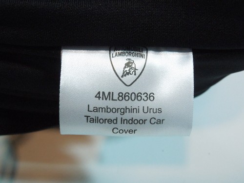 FACTORY LAMBORGHINI URUS BLACK INDOOR CAR COVER WITH BAG 4ML860636 OEM NEW - Picture 4 of 4