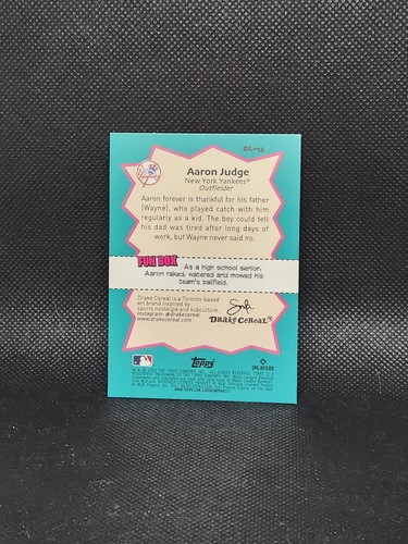 2023 Topps Big League BL-13 Aaron Judge (N12) - Picture 2 of 2