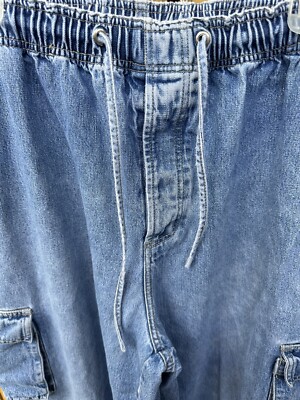 Vintage Zonz Cargo Baggy Jeans Punk Skater Streetwear Y2K