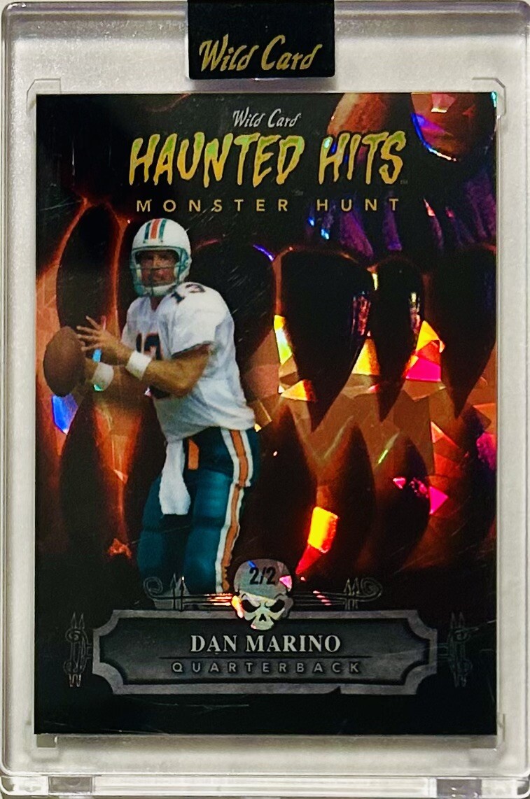 2024 Wild Card Haunted Hits Monster Hunt Dan Marino HOF 2/2 #HHP