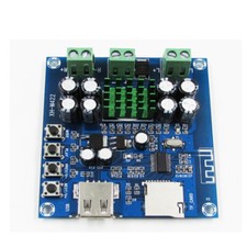 50W 2 Bluetooth Power Amplifier Board Integrated Bluetooth U Disk TF Card Play