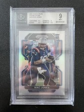 2021 Panini Prizm Mac Jones RC Silver Prizm #336 Rookie BGS 9 MINT