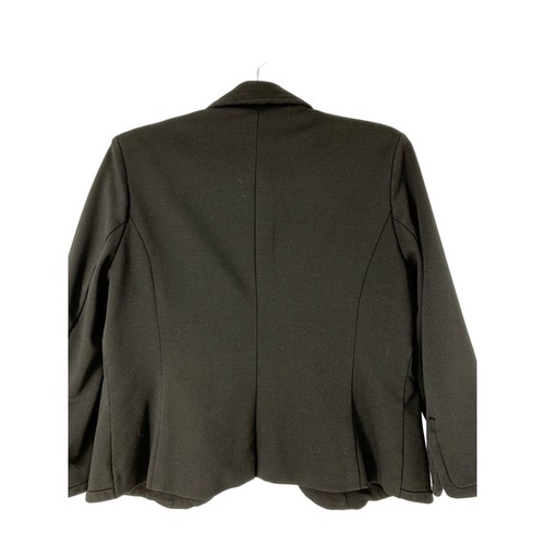 Women’s Covington Black Crop Blazer 3/4 Sleeve Size Small Washable Career 5102 - Picture 9 of 11