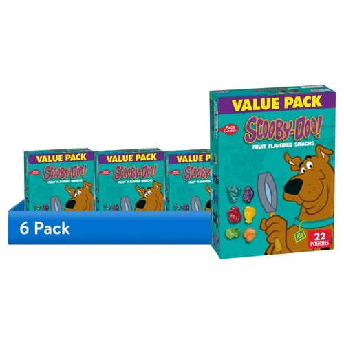 (2 pack) Scooby Doo Fruit Flavored Snacks,Treat Pouches, Gluten Free, Value Pack - Picture 14 of 17